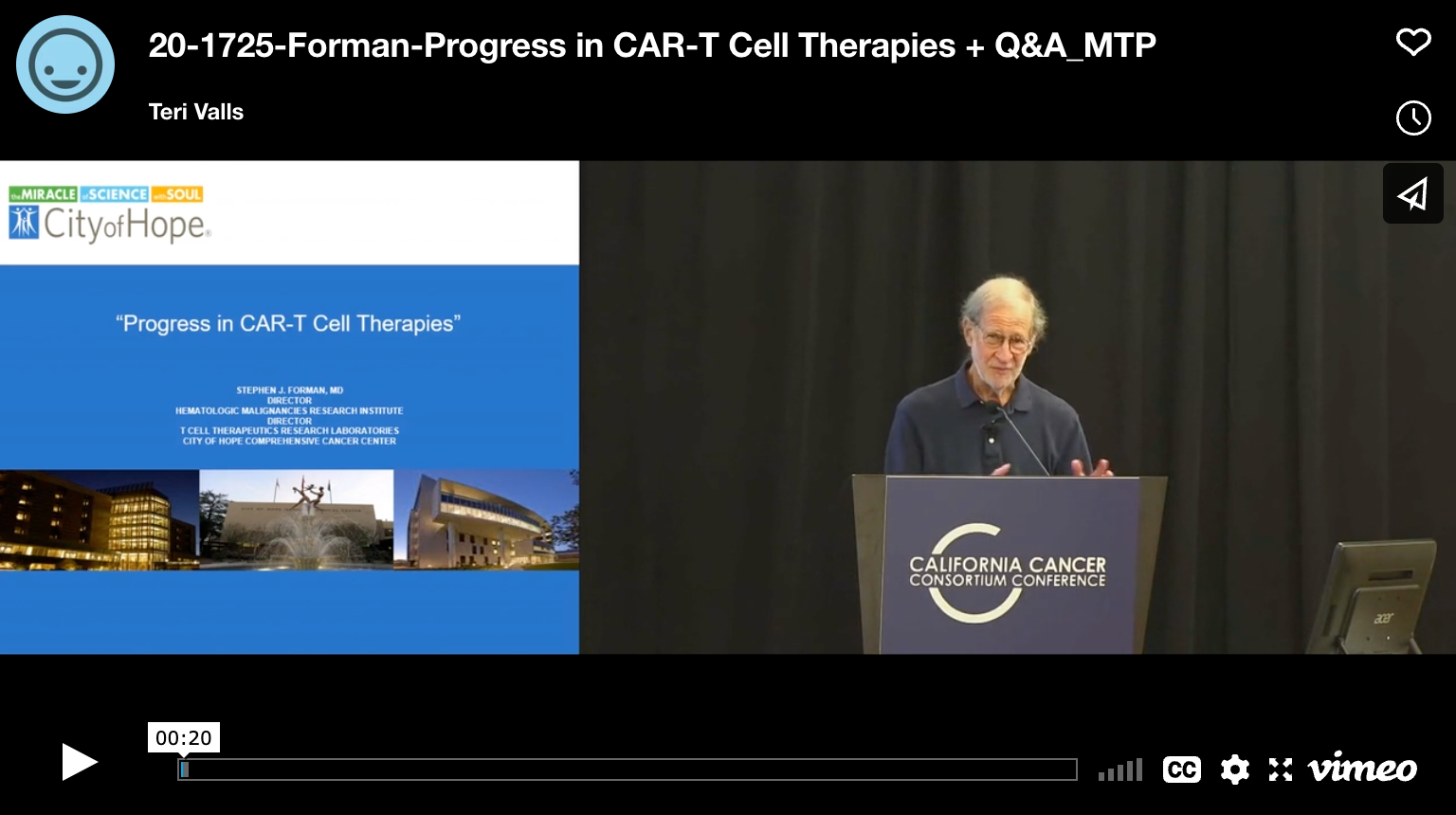Progress in CAR-T Cell Therapies