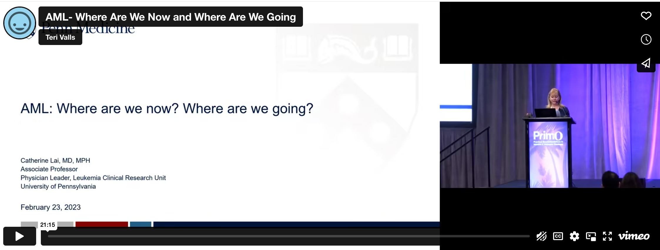 AML: Where Are We Now and Where Are We Going?