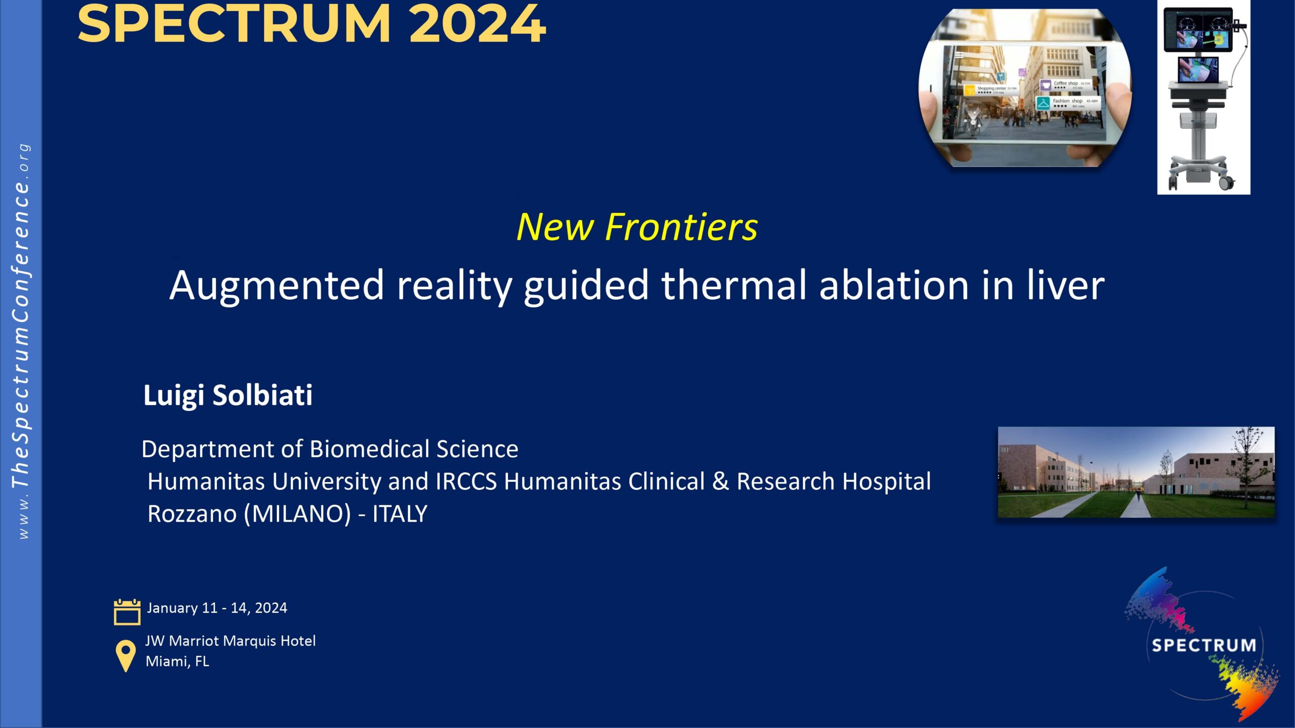 Augmented reality guided thermal ablation in liver