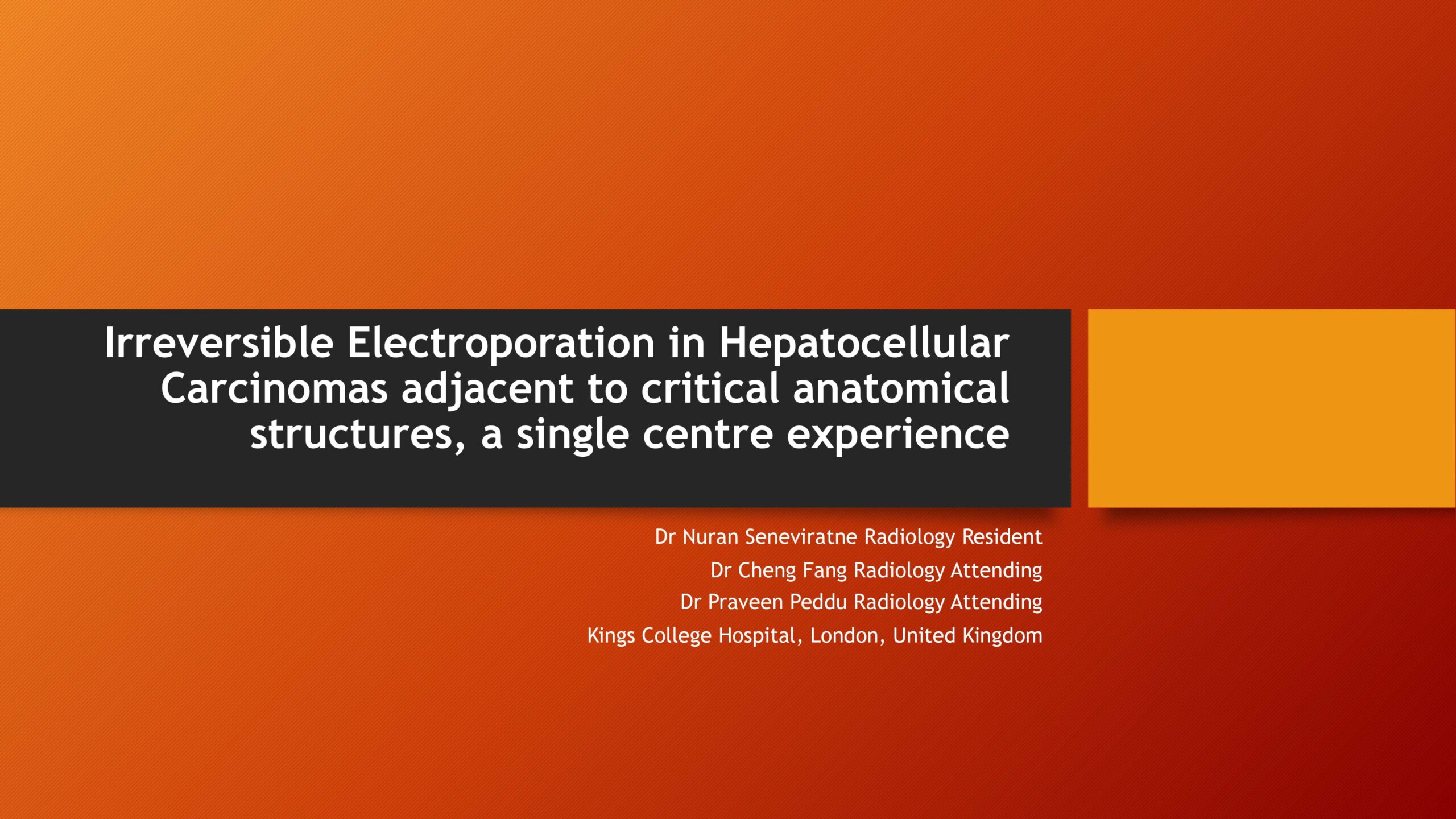 Irreversible Electroporation in Hepatocellular Carcinomas Adjacent to Critical Anatomical Structures, a Single Centre Experience