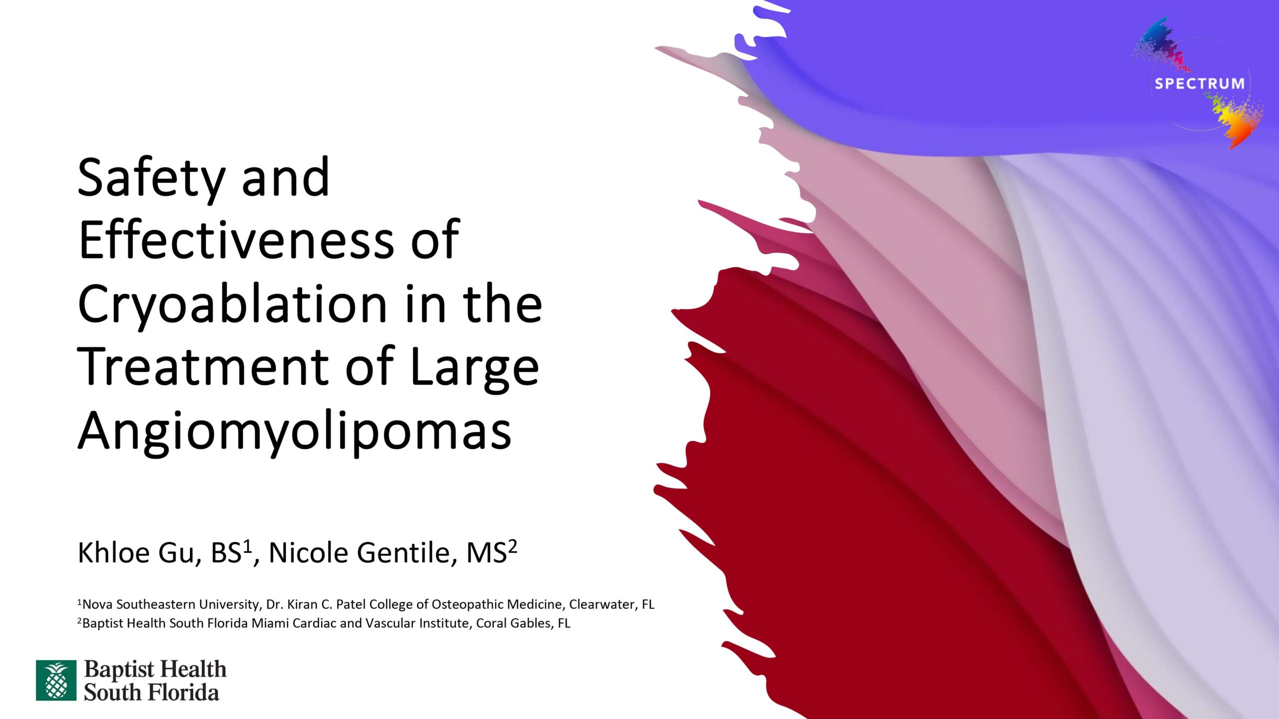 Safety and Effectiveness of Cryoablation in the Treatment of Large Angiomyolipomas