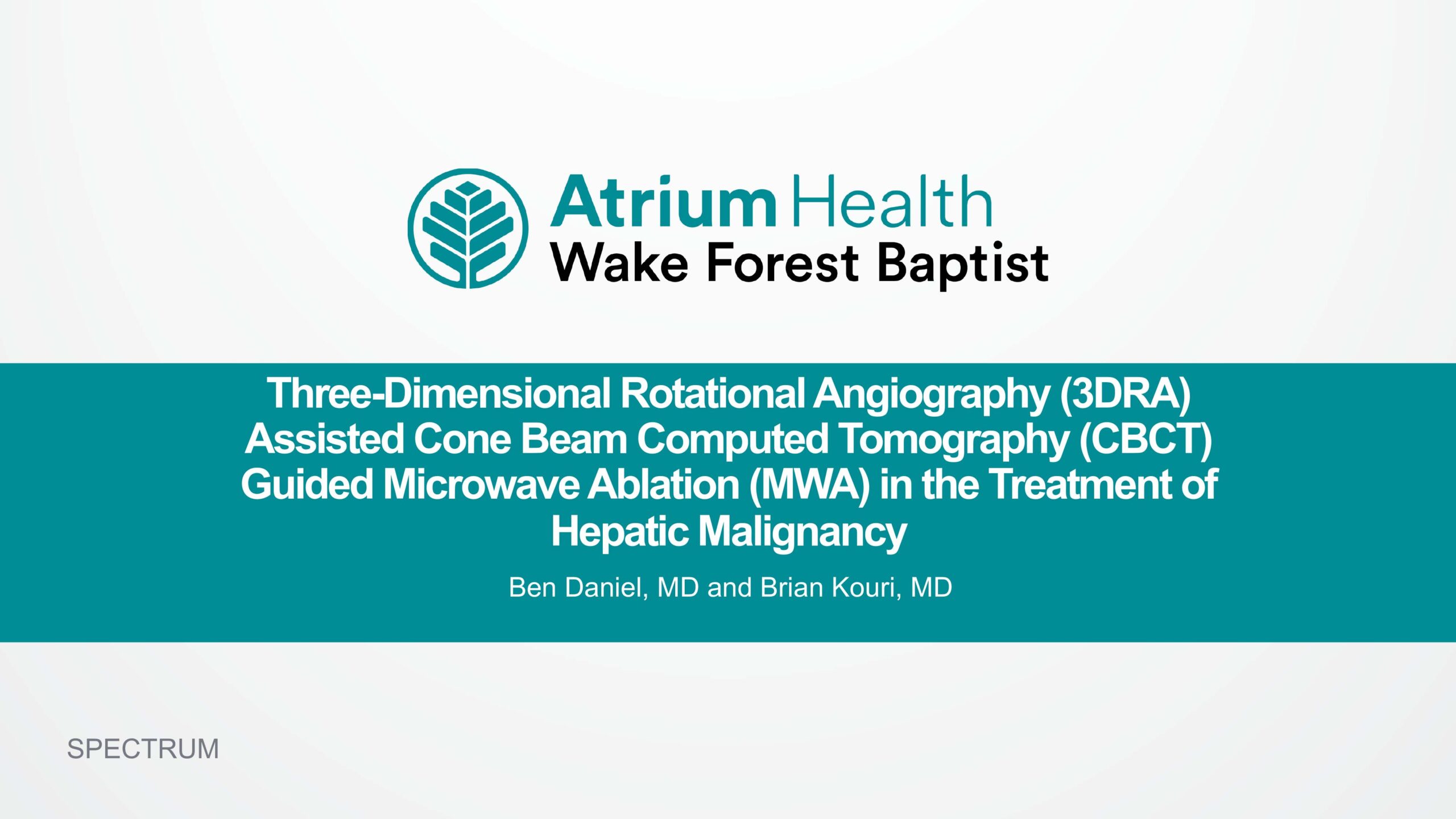 Three-Dimensional Rotational Angiography (3DRA) Assisted Cone Beam Computed Tomography (CBCT) Guided Microwave Ablation (MWA) in the Treatment of Hepatic Malignancy