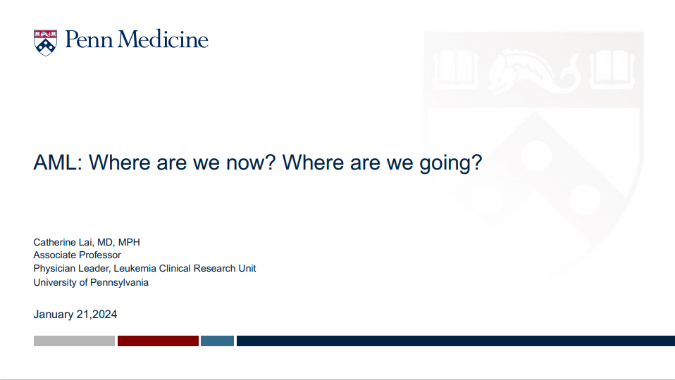 AML- Where Are We Now and Where Are We Going