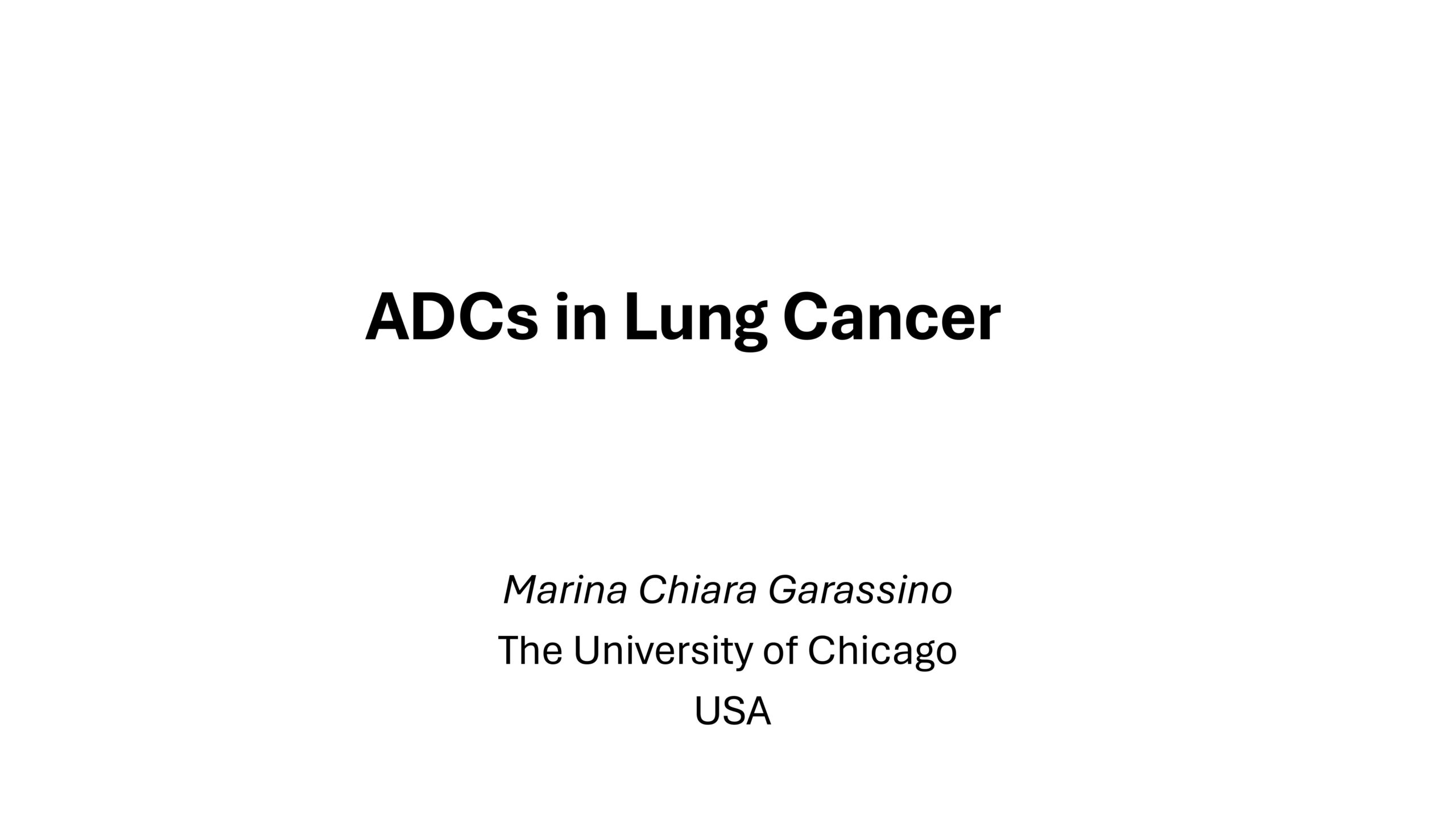 Antibody Drug Conjugates in NSCLC