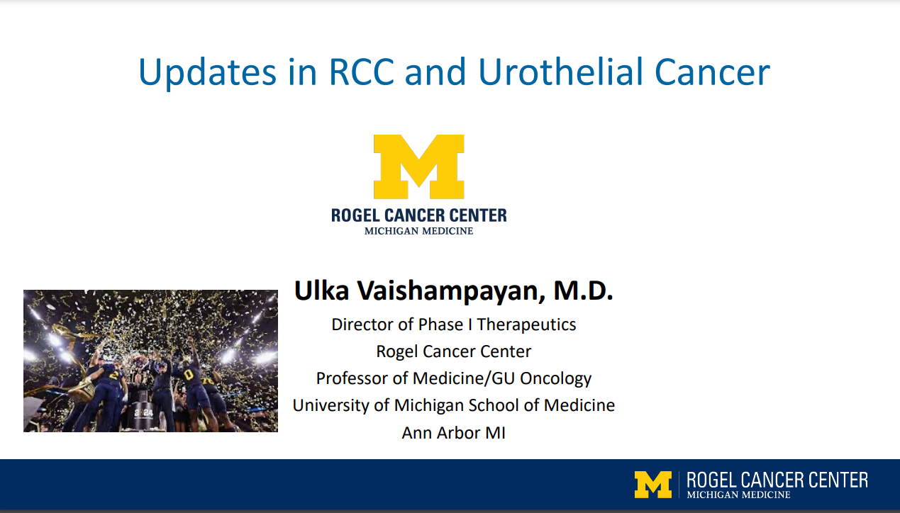 Master Lecture on Kidney and Bladder Cancer