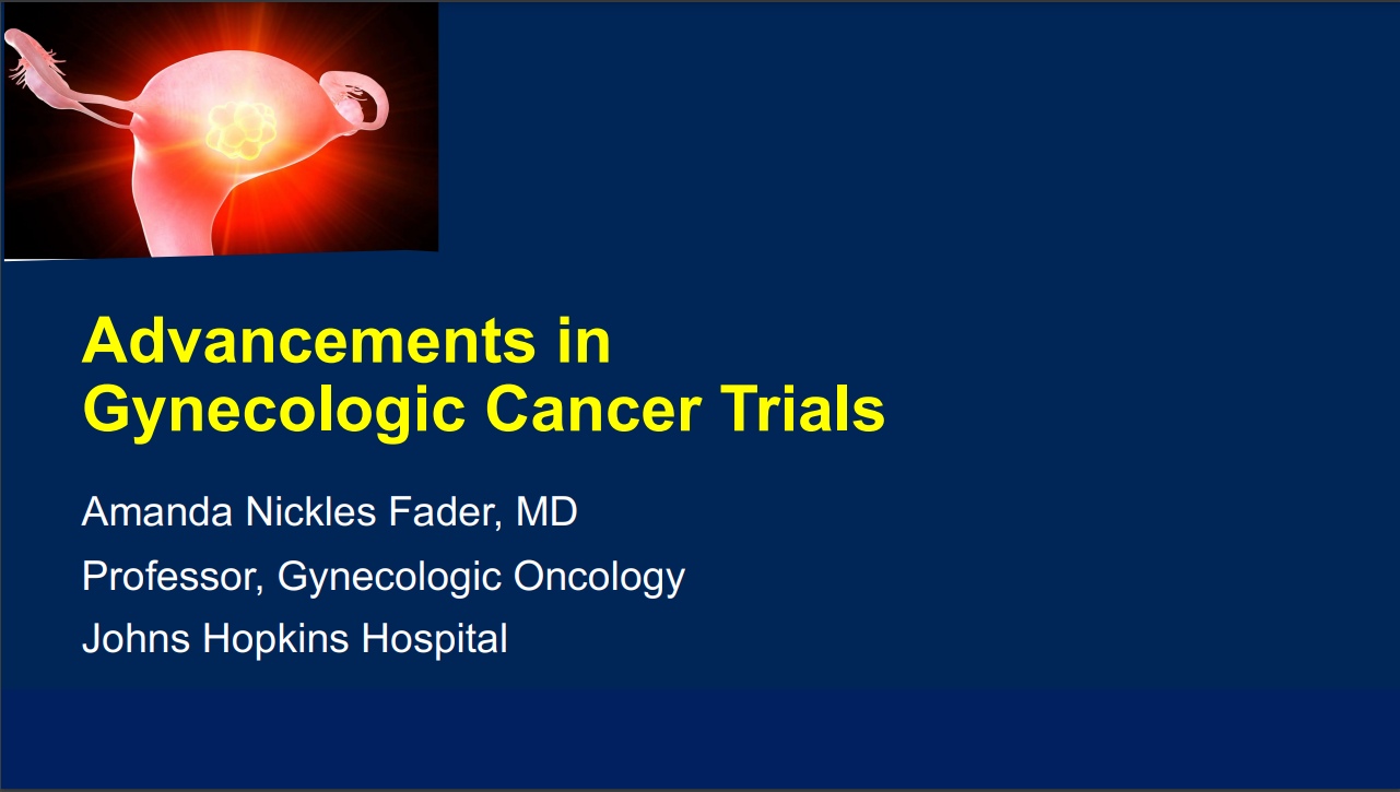 Master Lecture on Ovarian, Fallopian Tube and Uterine Carcinomas