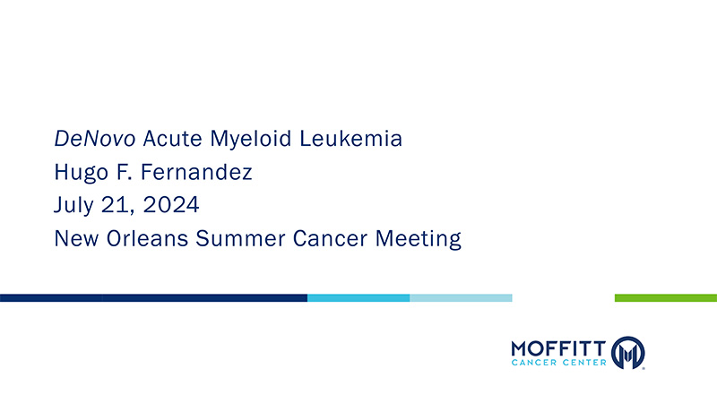 De Novo Acute Myeloid Leukemia