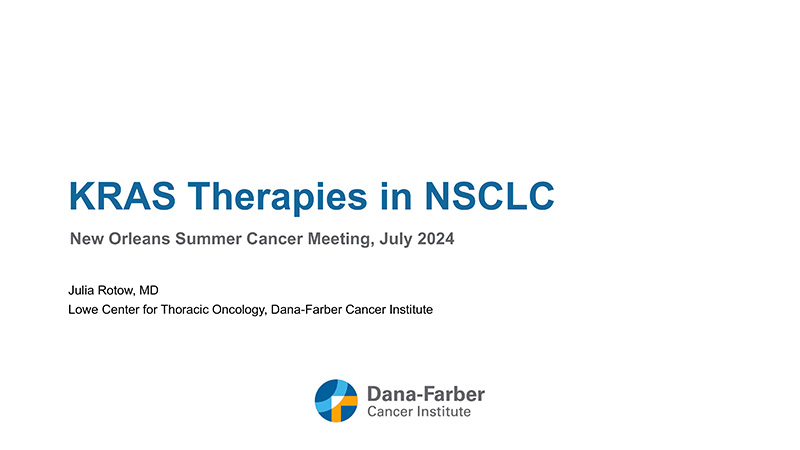 K-RAS Therapies in NSCLC