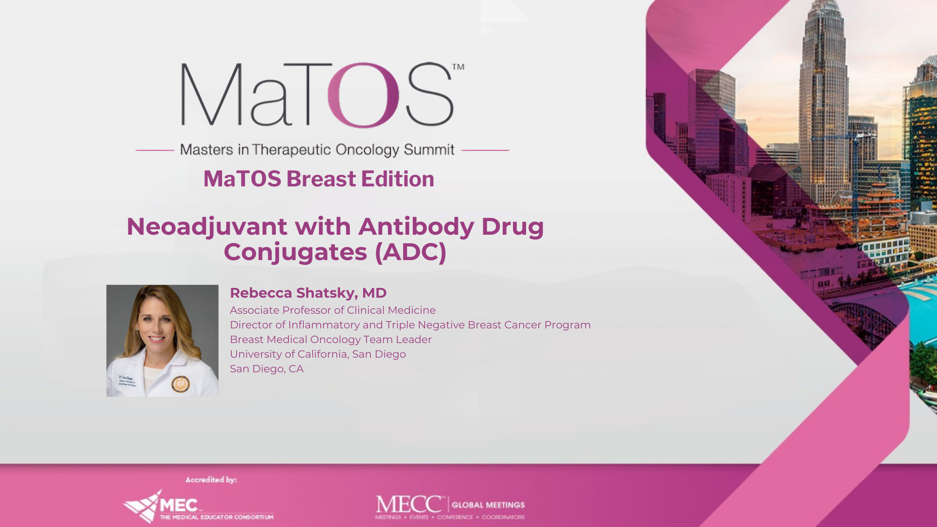 Neoadjuvant with Antibody Drug Conjugates (ADC)