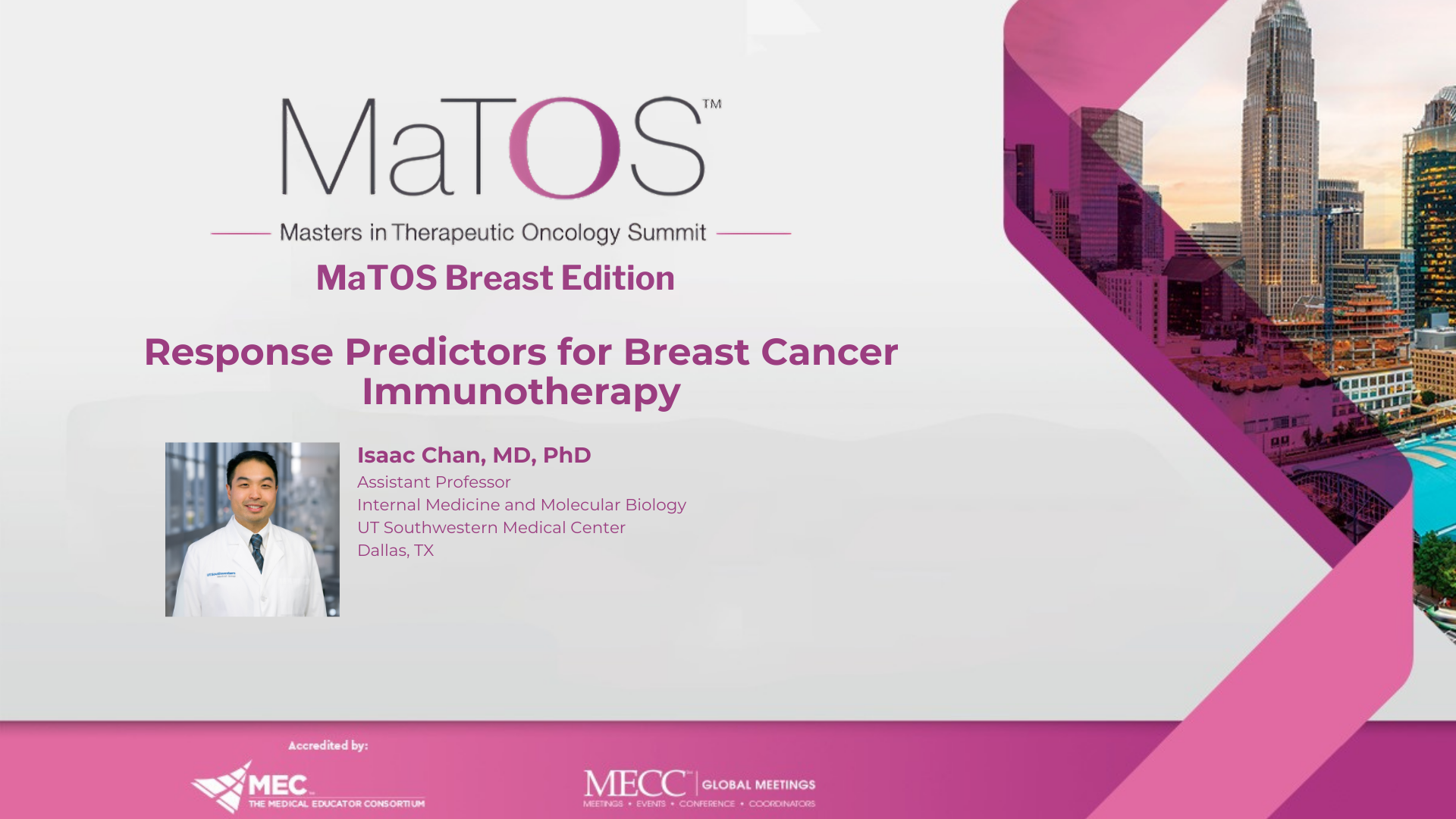 Response Predictors for Breast Cancer Immunotherapy