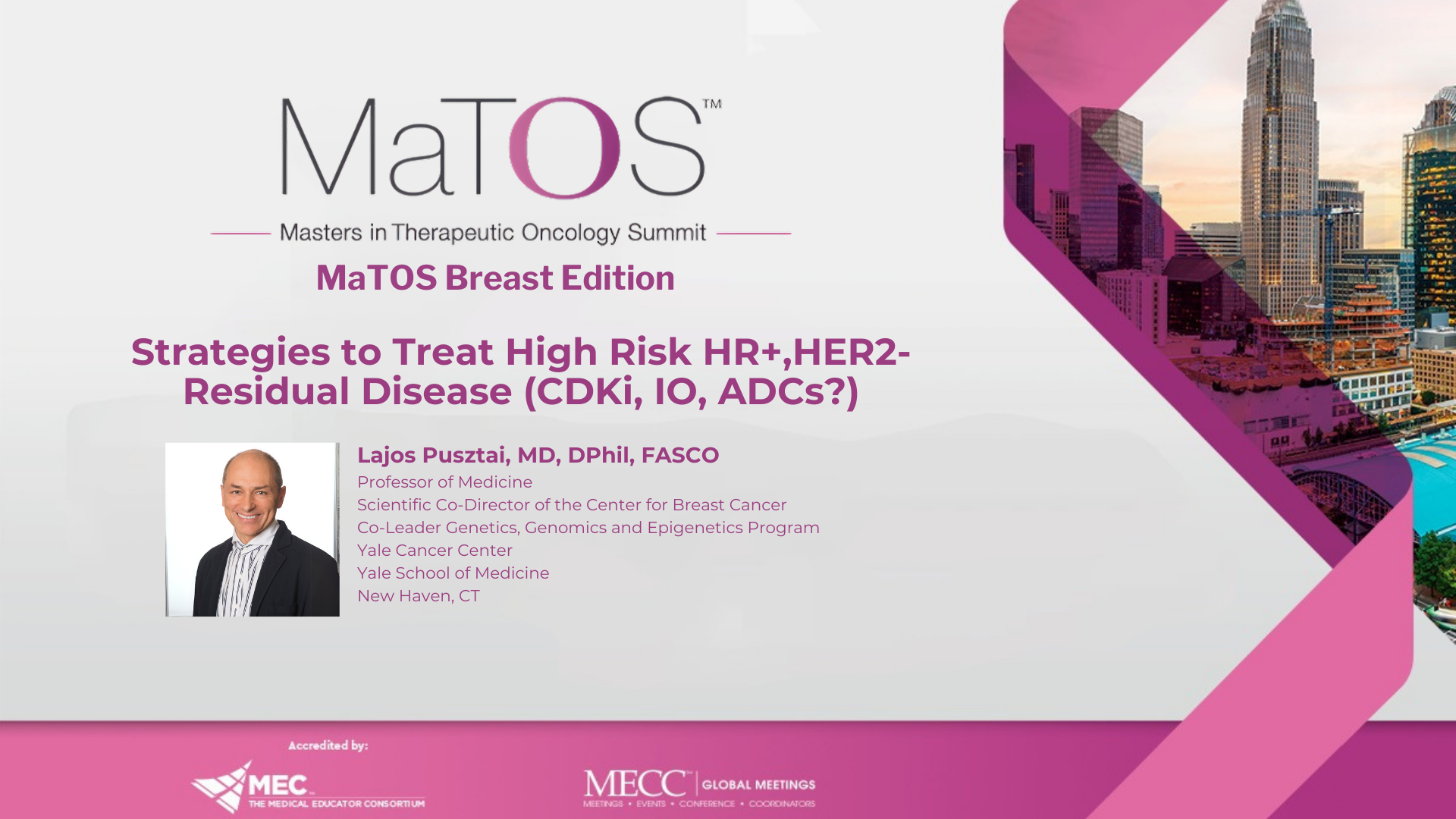 Strategies to Treat High Risk HR+, HER2 - Residual Disease (CDKi, IO, ADCs?)