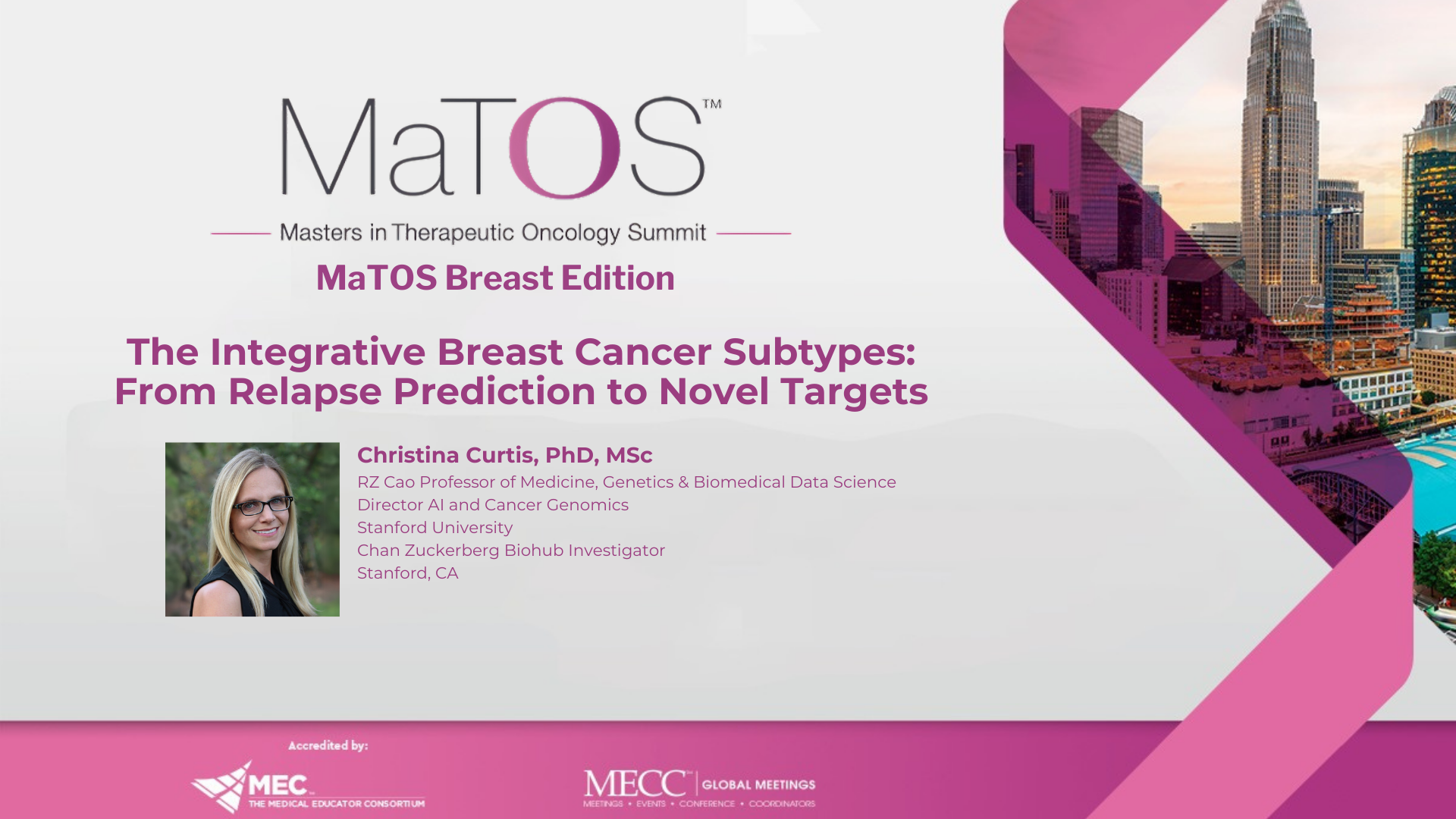 The Integrative Breast Cancer Subtypes: From Relapse Prediction to Novel Targets
