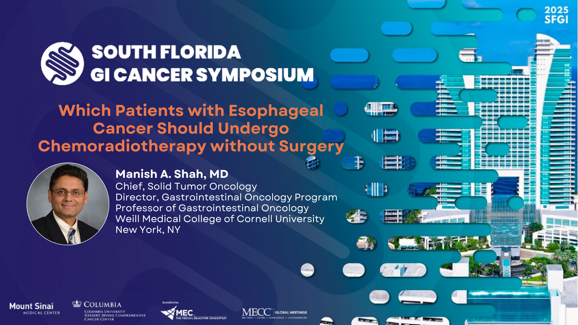 Which Patients with Esophageal Cancer Should Undergo Chemoradiotherapy without Surgery